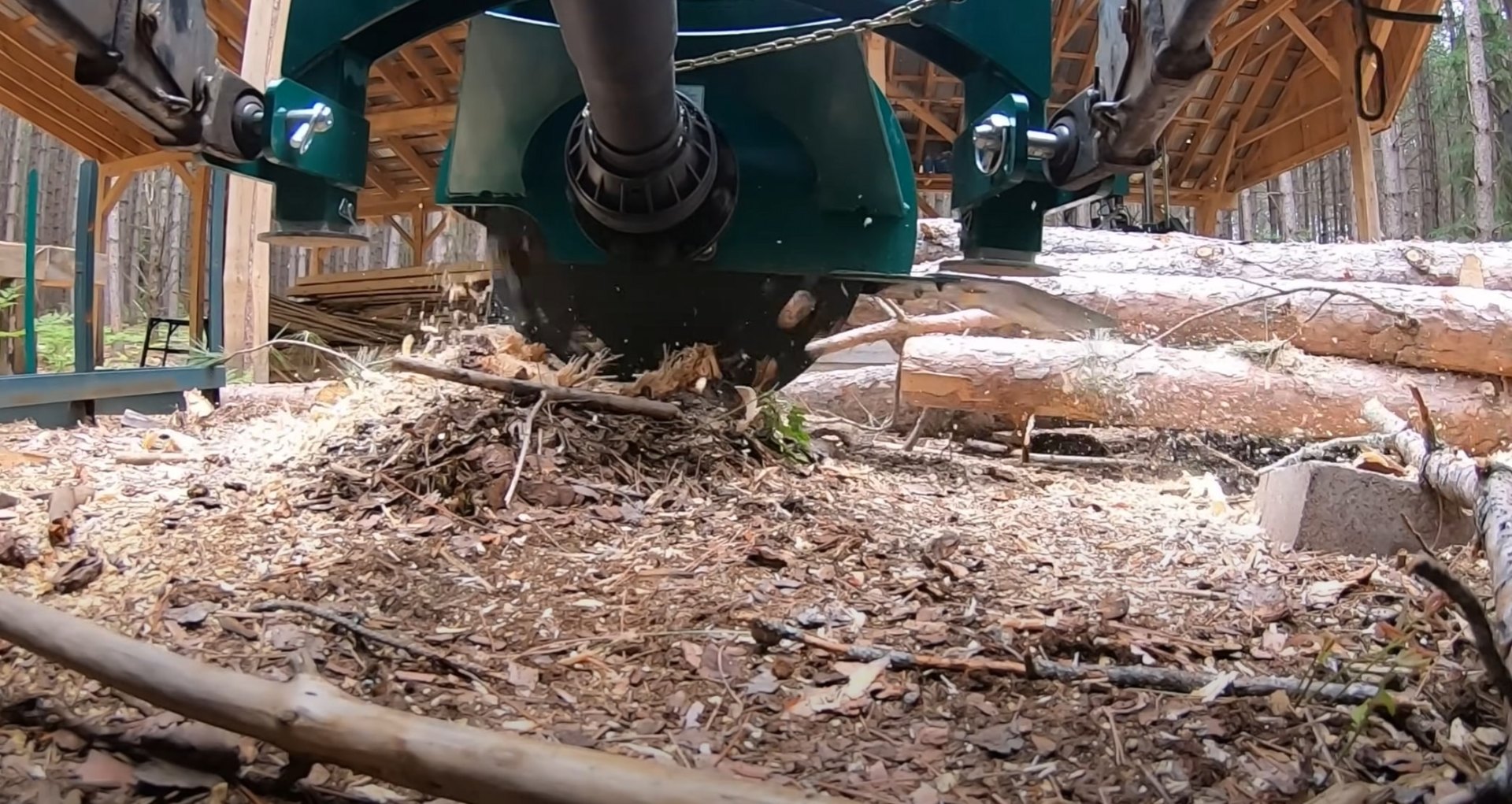 Complete stump grinding and removal services Professional stump grinding equipment in action removing tree stumps